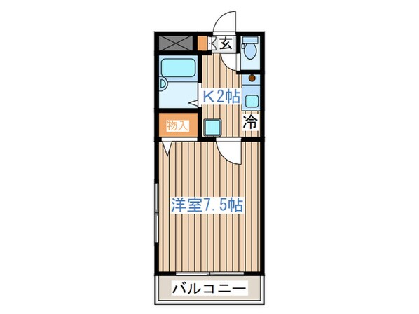 ミネイチビルの物件間取画像